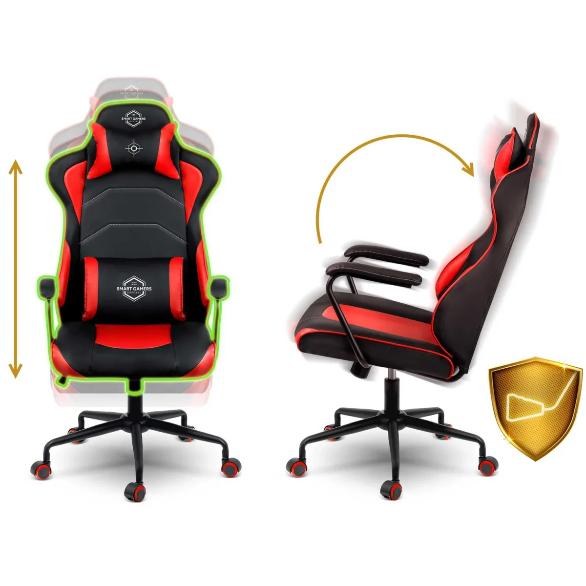 Червоне геймерське крісло Sofotel Katarina для максимального комфорту - Зображення 8