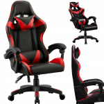 Чорно-червоне геймерське крісло STAZER Coliber – стиль та зручність