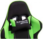 Чорно-зелене ігрове крісло EXTREME PlayMaker – агресивний дизайн і комфорт - Зображення 7