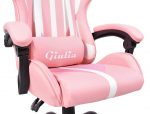 Гламурне і комфортне геймерське крісло Giulia Pink - Зображення 9