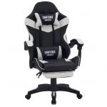 Стильне та зручне геймерське крісло INFINI ESPACE чорно-біле - Зображення 5