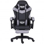 Практичне та стильне геймерське крісло INFINI ESPACE чорно-сіре