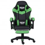 Яскраве і зручне геймерське крісло INFINI ESPACE чорно-зелене - Зображення 3