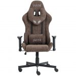 Коричневе ігрове крісло INFINI Luxor – комфорт для довгих сесій