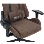 Коричневе ігрове крісло INFINI Luxor – комфорт для довгих сесій - Зображення 6