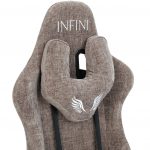 Світло-коричневе ігрове крісло INFINI Luxor – елегантний стиль - Зображення 6