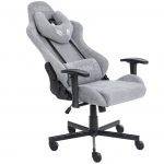 Світло-сіре ігрове крісло INFINI Luxor – стиль і комфорт для геймерів - Зображення 4