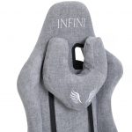 Світло-сіре ігрове крісло INFINI Luxor – стиль і комфорт для геймерів - Зображення 5