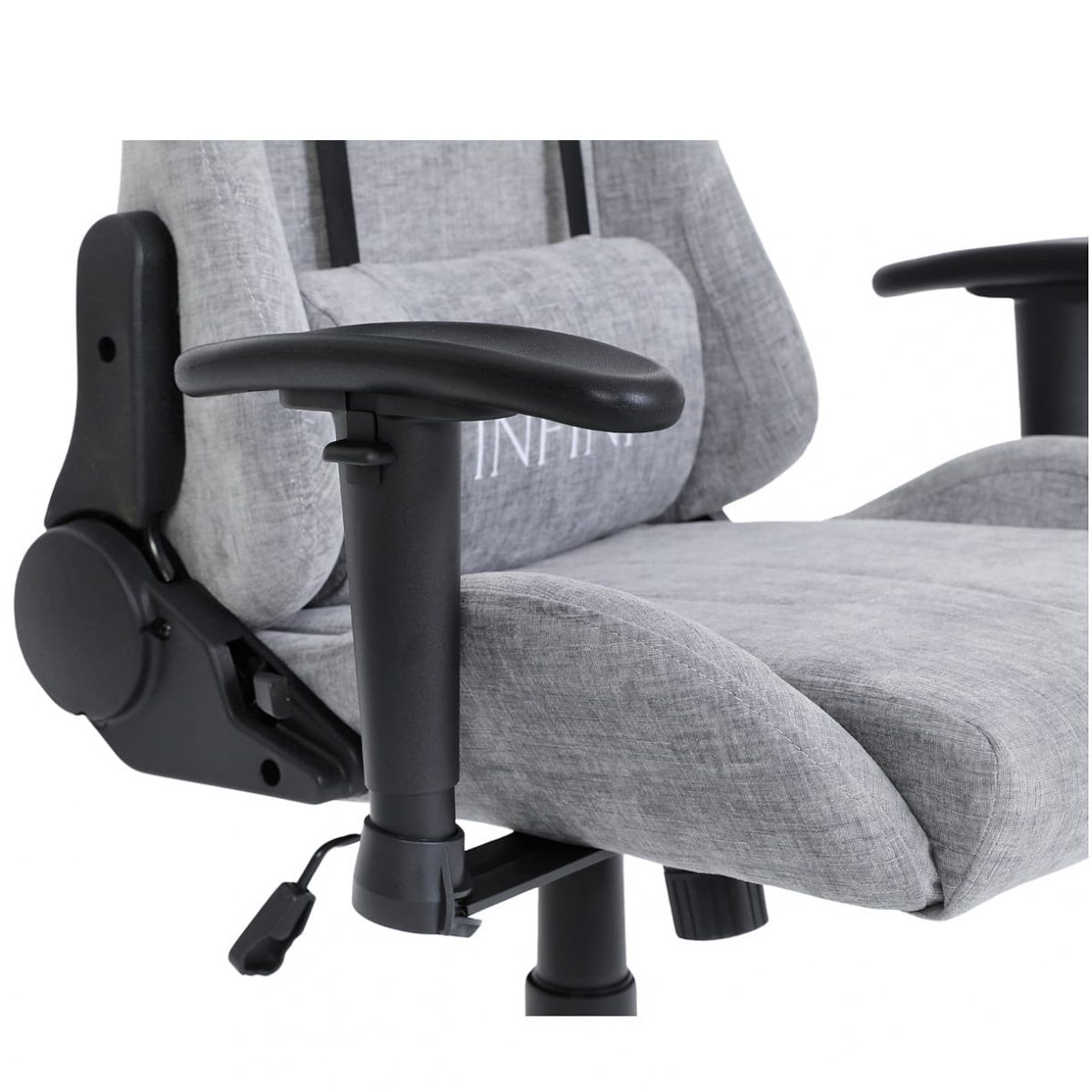 Світло-сіре ігрове крісло INFINI Luxor – стиль і комфорт для геймерів - Зображення 7