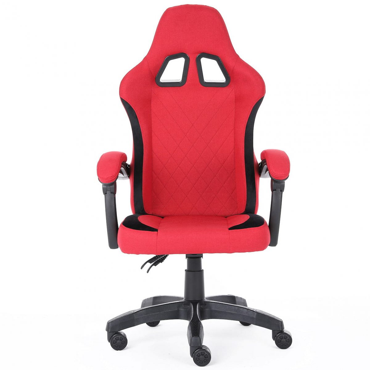 Червоне геймерське крісло Infini System з ергономічним дизайном - Зображення 2