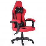 Червоне геймерське крісло Infini System з ергономічним дизайном - Зображення 3