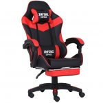 Динамічне та зручне ігрове крісло INFINI ESPACE чорно-червоне - Зображення 3