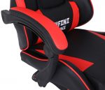 Динамічне та зручне ігрове крісло INFINI ESPACE чорно-червоне - Зображення 5
