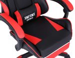 Динамічне та зручне ігрове крісло INFINI ESPACE чорно-червоне - Зображення 7