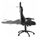 Ігрове Геймерське крісло Draco CRF191 Black – стиль та зручність - Зображення 2