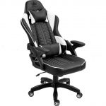 Чорно-біле геймерське крісло KRAKEN Feyton – елегантний дизайн - Зображення 5