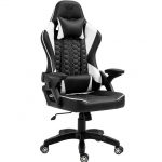 Чорно-біле геймерське крісло KRAKEN Feyton – елегантний дизайн - Зображення 3