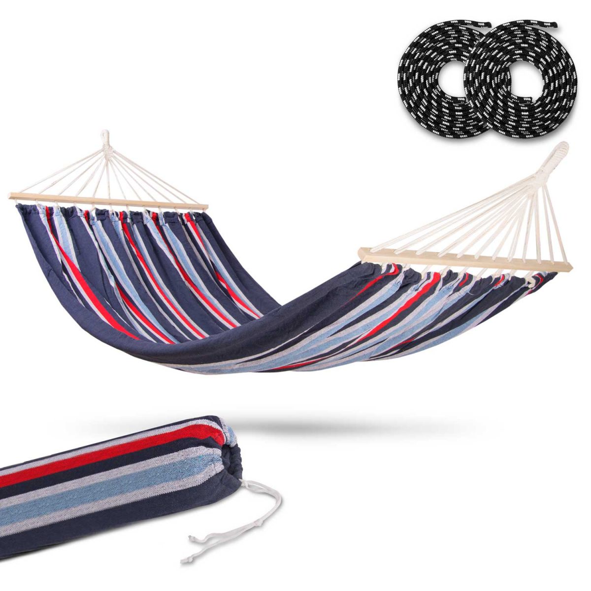 Гамак садовий 220 x 160 см Sofotel Bahama Double 2-осібний - Стильний та зручний - Зображення 2