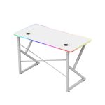 Ігровий стіл Huzaro Hero 1.7 RGB Білий для яскравого геймерського простору - Зображення 3