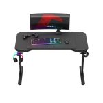 Ігровий стіл Huzaro Hero 2.6 Black з підкладкою для геймерів - Зображення 8