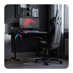 Ігровий стіл Huzaro Hero 2.6 Black з підкладкою для геймерів - Зображення 10