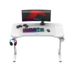 Ігровий стіл Huzaro Hero 2.6 Білий з накладкою для геймерів - Зображення 7