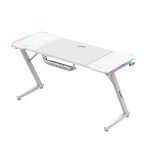 Ігровий стіл Huzaro Hero 3.3 White RGB – стильний вибір для геймерів - Зображення 3