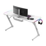 Ігровий стіл Huzaro Hero 3.3 White RGB – стильний вибір для геймерів - Зображення 4