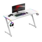 Ігровий стіл Huzaro Hero 3.3 White RGB – стильний вибір для геймерів