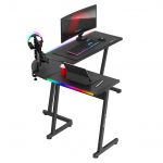 Ігровий стіл Huzaro Hero 6.0 Black RGB – креативний дизайн та підсвітка - Зображення 3