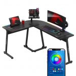 Ігровий стіл Huzaro Hero 6.0 Black RGB – креативний дизайн та підсвітка