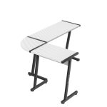 Ігровий стіл Huzaro Hero 6.0 Білий – стильний дизайн для геймерів - Зображення 2