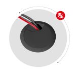 Ігровий стіл Huzaro Hero 1.6 White – просторий та зручний стіл для геймерів з сучасним дизайном - Зображення 7