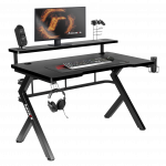 Ігровий стіл Huzaro Hero 5.0 Black для комфортного геймінгу