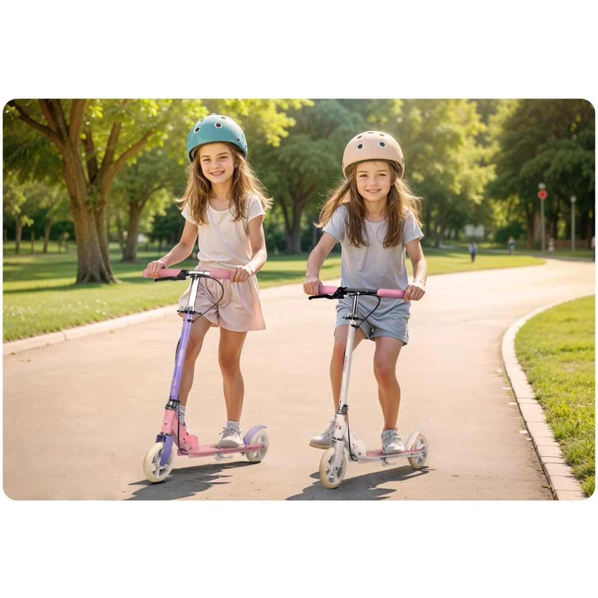 Балерина самокат Ricokids Kodi для дітей з комфортом - Зображення 13