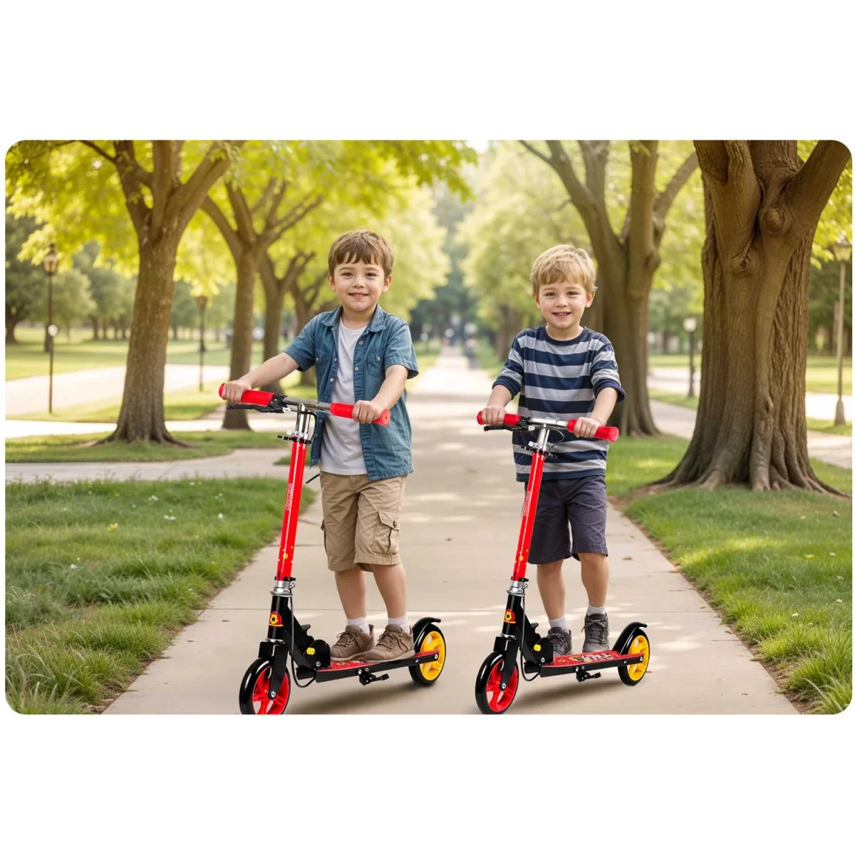 Пожежний самокат Kodi Ricokids для маленьких героїв - Зображення 12