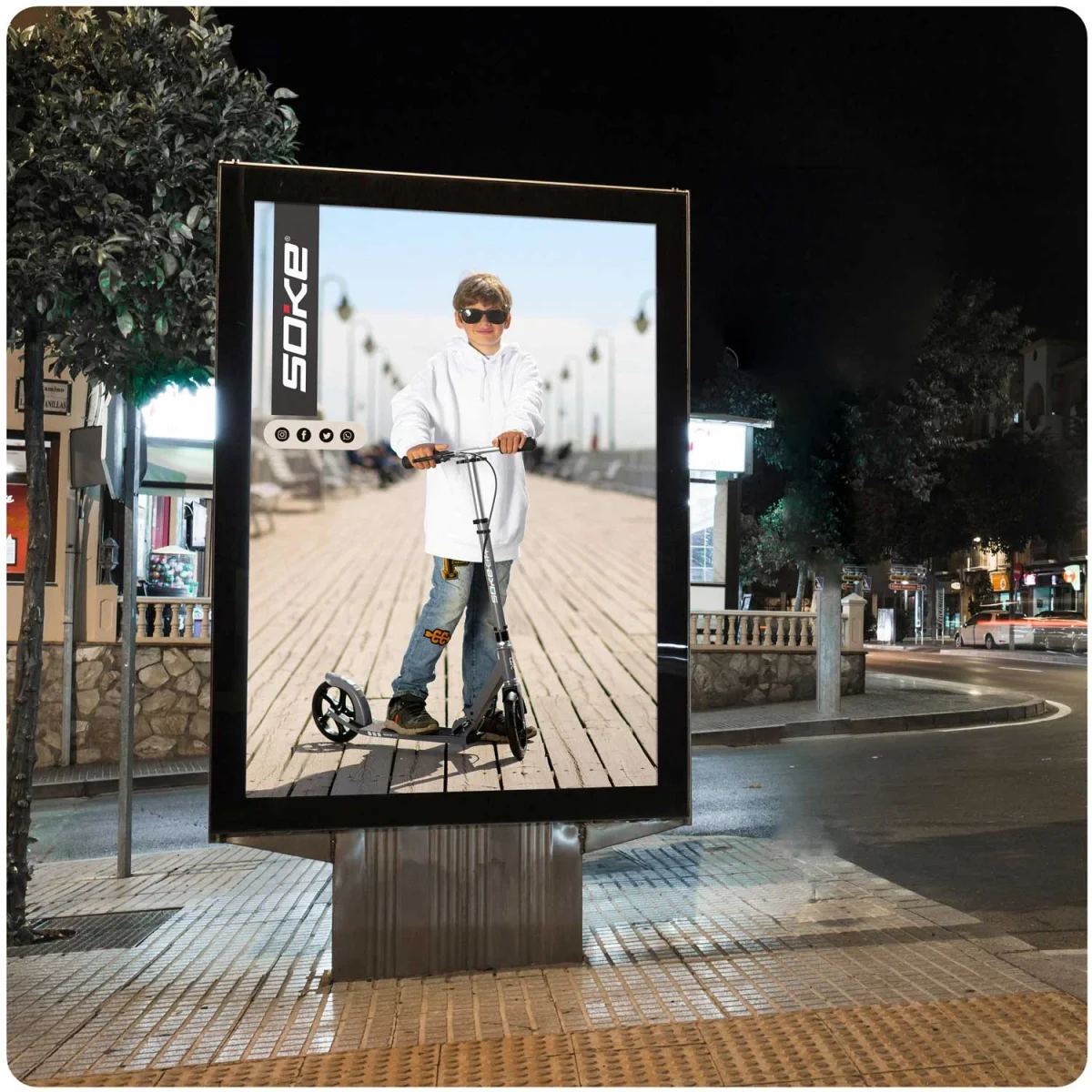 Самокат Soke City Grey для комфорту та стилю в місті - Зображення 8