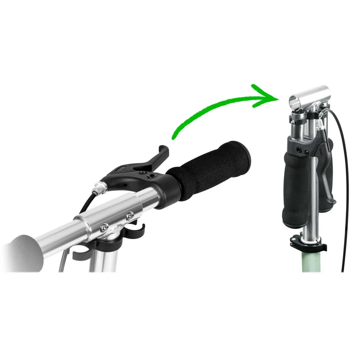 Самокат Soke City Green для комфортного міського катання - Зображення 9