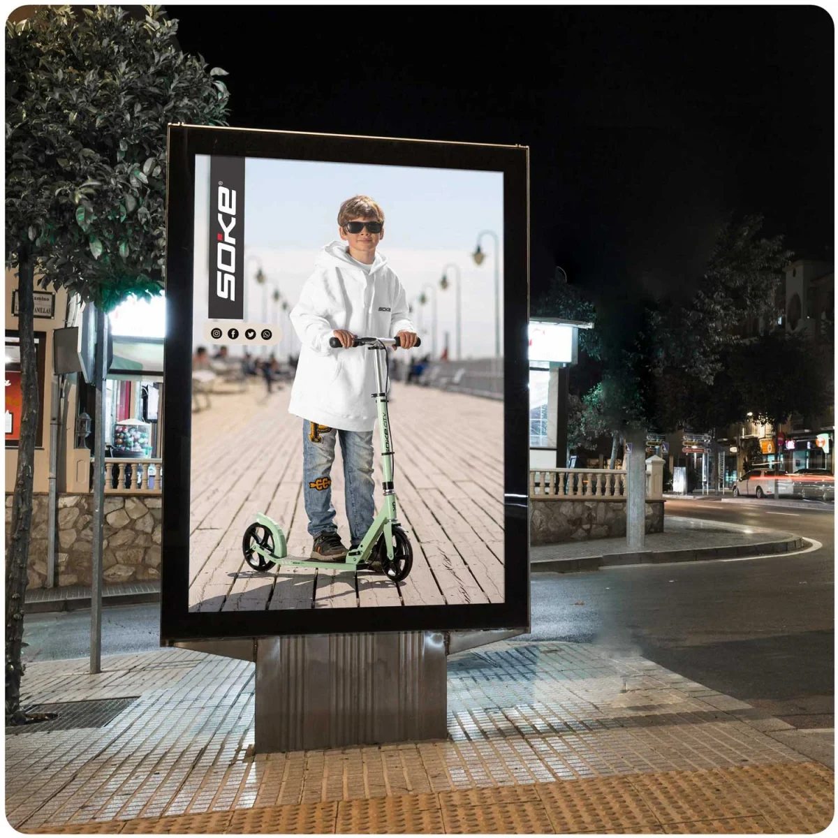 Самокат Soke City Green для комфортного міського катання - Зображення 8