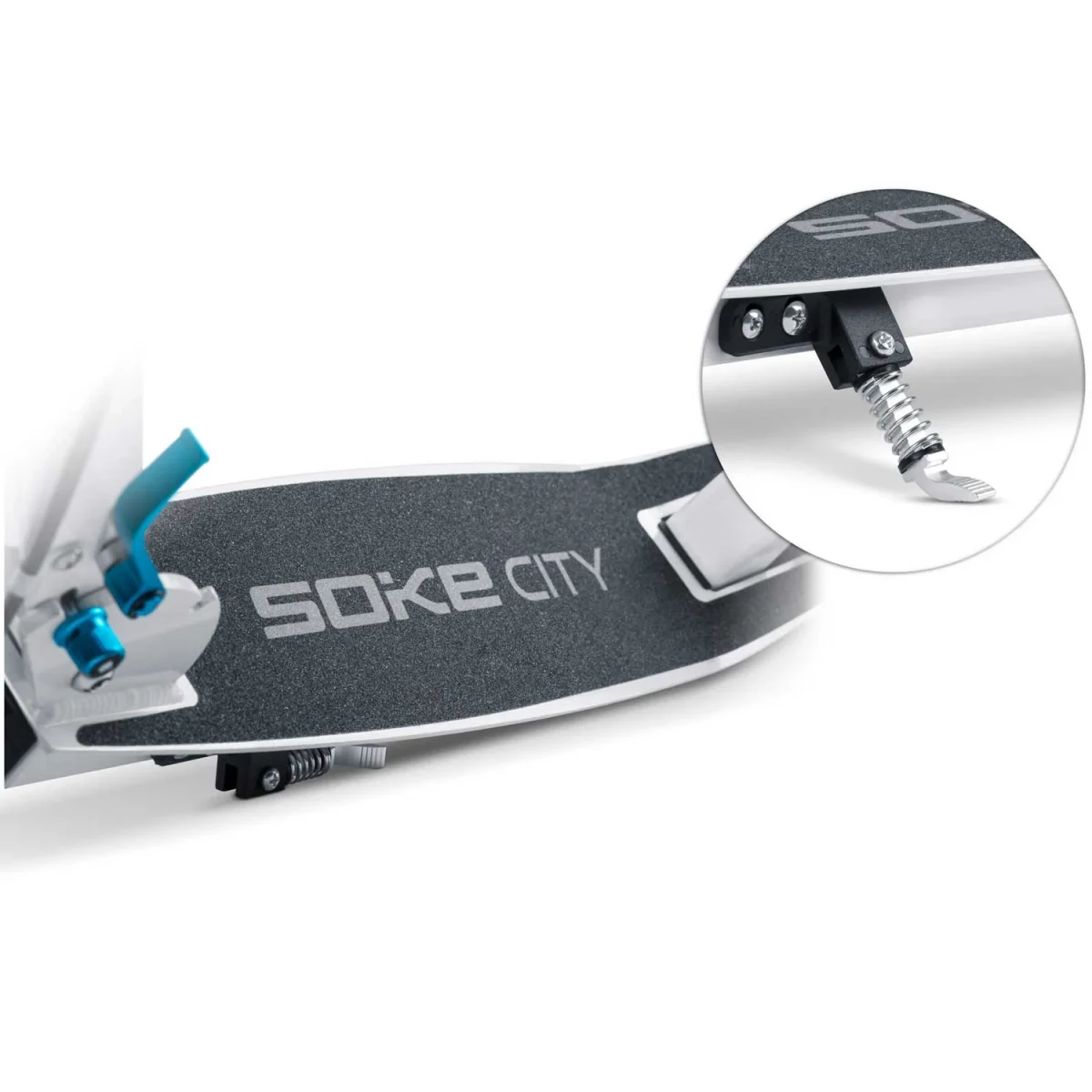 Самокат SOKE CITY білий – стиль і комфорт для міських поїздок - Зображення 8