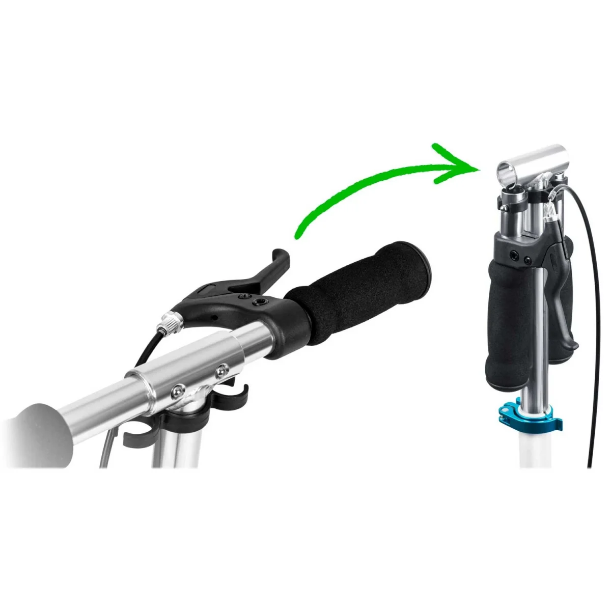 Самокат SOKE CITY білий – стиль і комфорт для міських поїздок - Зображення 9