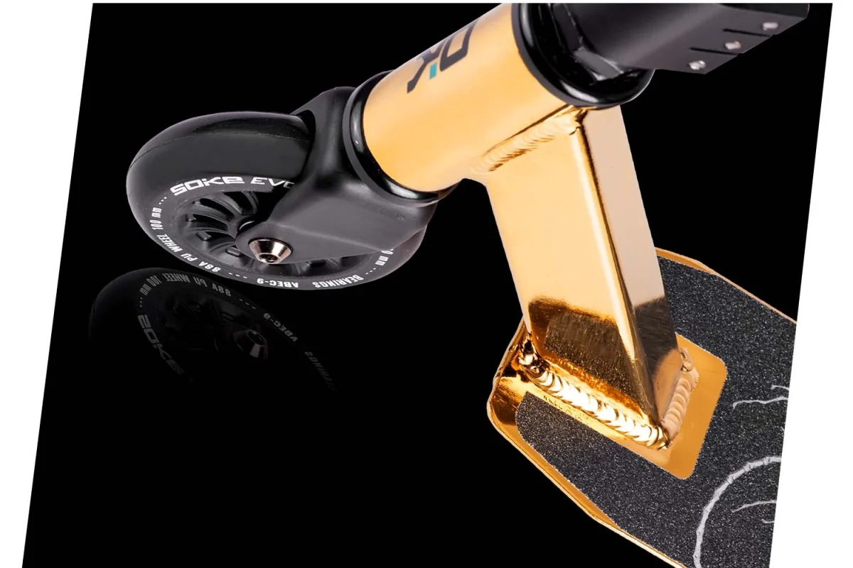 Золотий трюковий самокат SOKE EVO для стильних трюків - Зображення 2