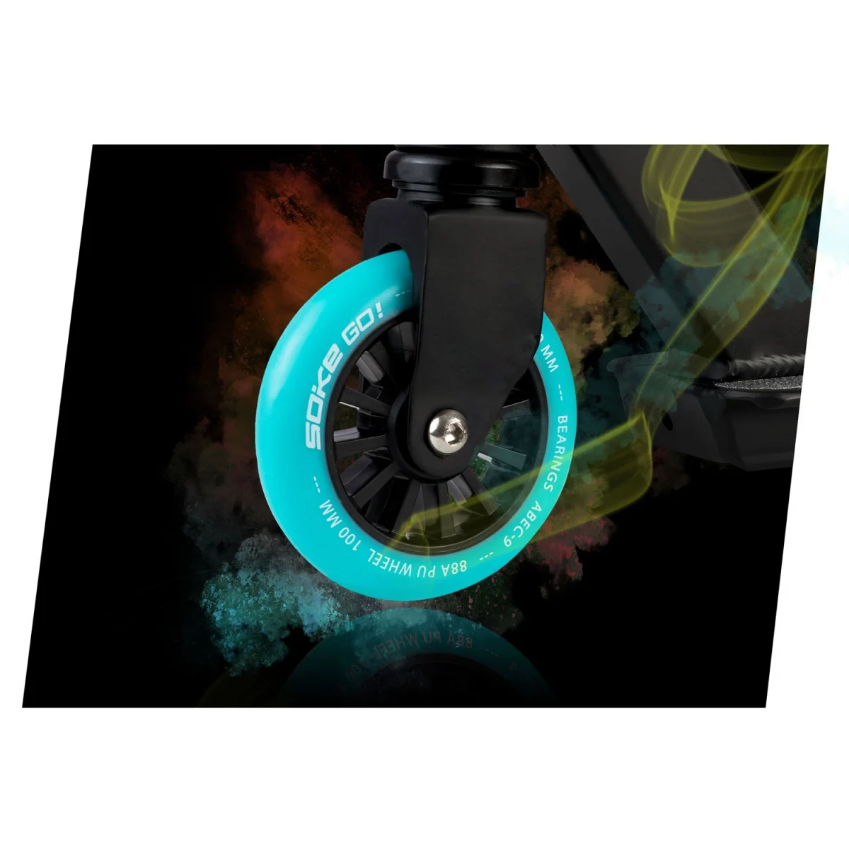 Трюковий самокат SOKE GO! помаранчевий для адреналінових трюків - Зображення 2