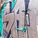 Самокат трюковий зелено-блакитний SOKE GO! для активного відпочинку - Зображення 11