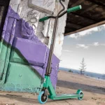 Самокат трюковий зелено-блакитний SOKE GO! для активного відпочинку - Зображення 6