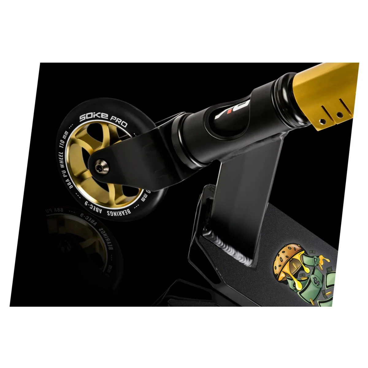 Золотий самокат SOKE PRO для вуличного катання - Зображення 3