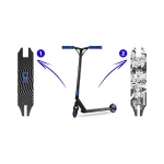 Трюковий самокат SOKE PRO синього кольору для манга-стилю катання - Зображення 11