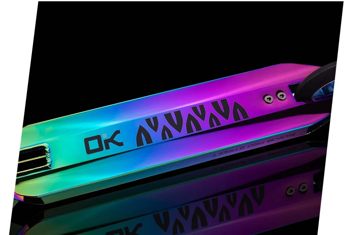 Неохромований вуличний трюковий самокат SOKE PRO для швидкості - Зображення 2