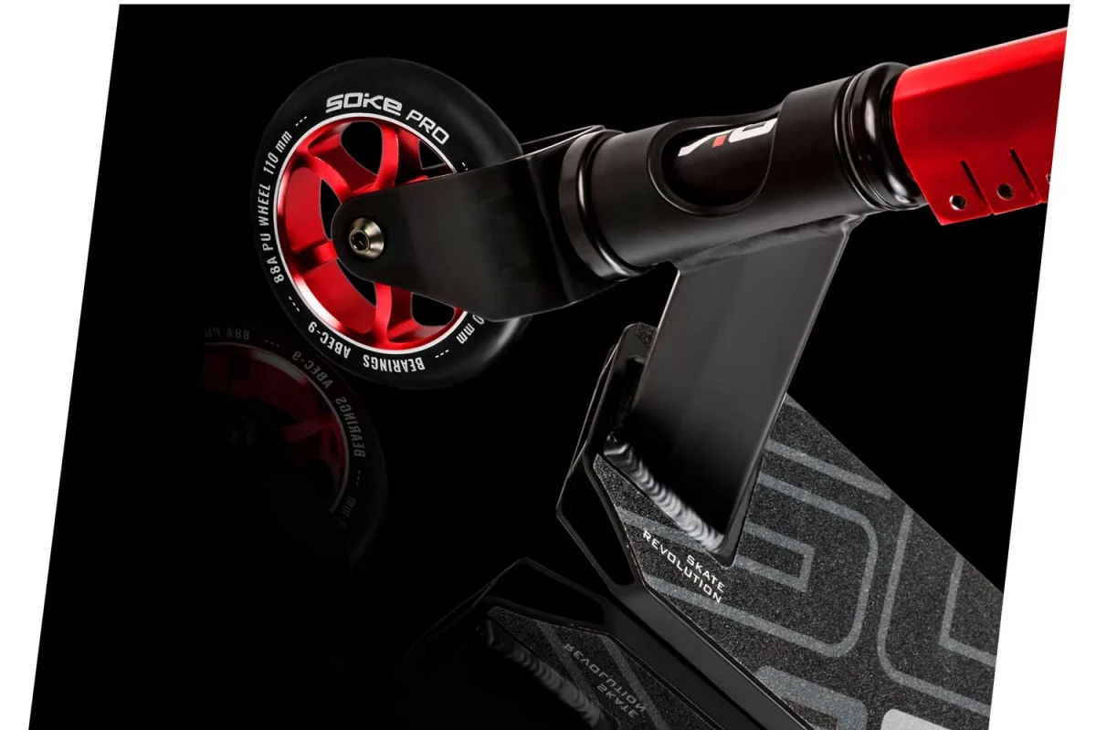 Самокат SOKE PRO червоний для захоплюючих та стильних катань - Зображення 10