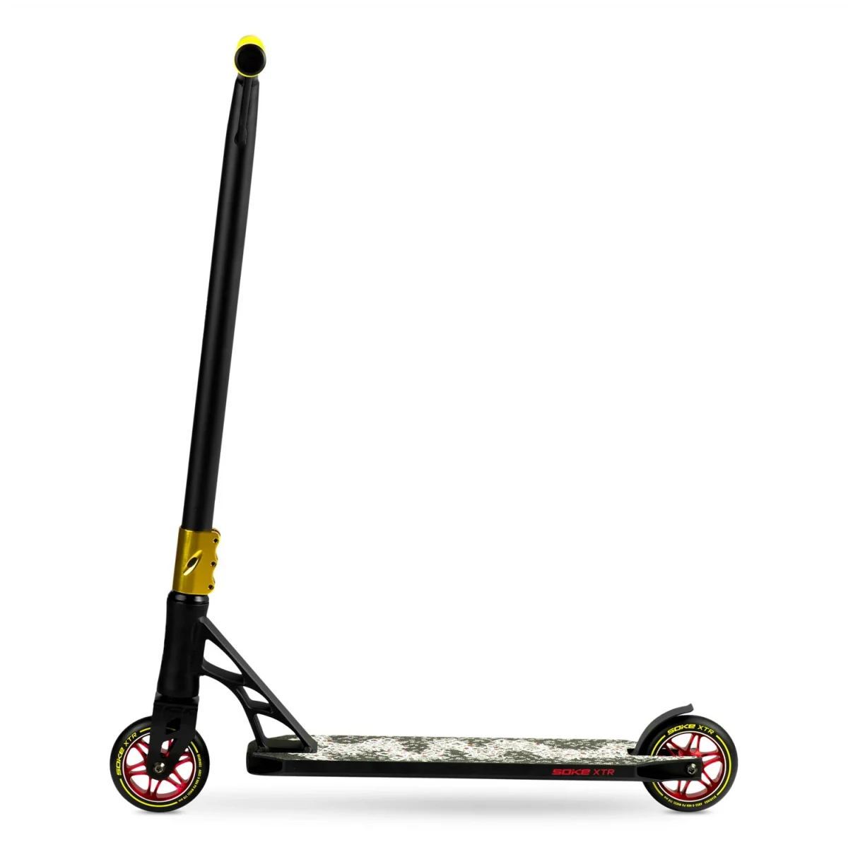 Трюковий самокат SOKE XTR чорно-жовтий для професіоналів - Зображення 7